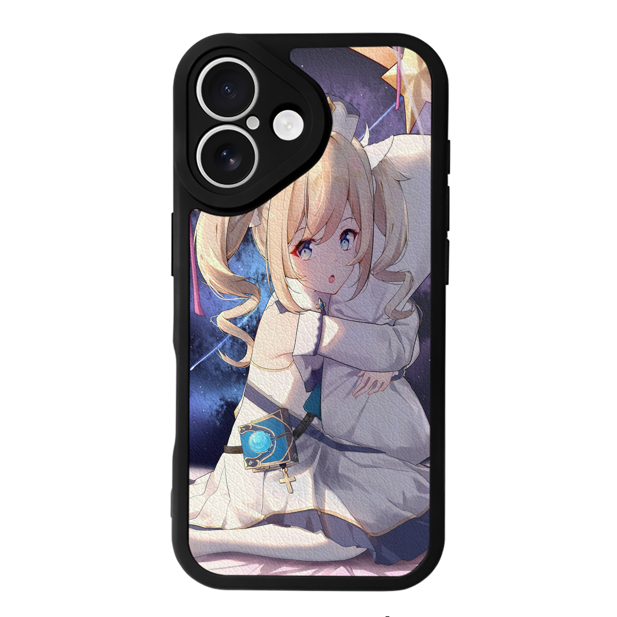 げんし神 genshin 【iPhone 16シリーズ対応】シリコンスマホケース（レザー調） 材質：シリコン